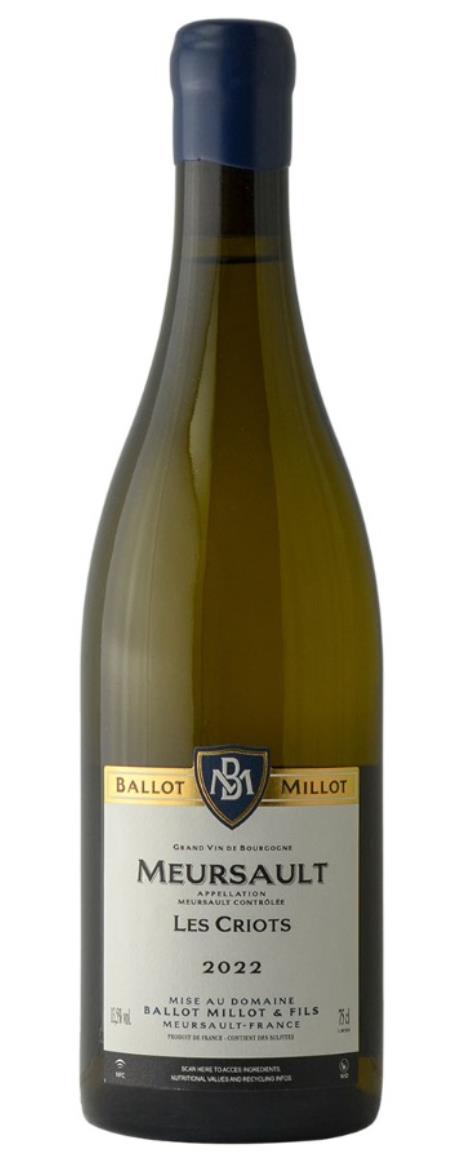 2022 Domaine Ballot-Millot Meursault les Criots