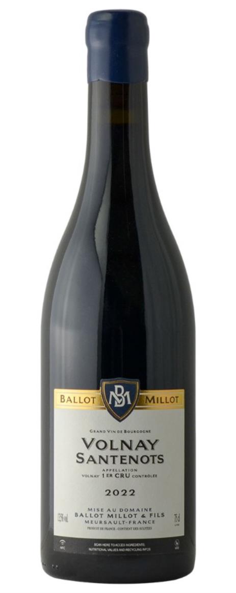 2022 Domaine Ballot-Millot Volnay Santenots