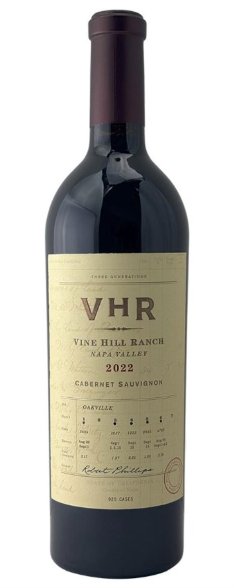 2022 VHR Cabernet Sauvignon Vine Hill Ranch