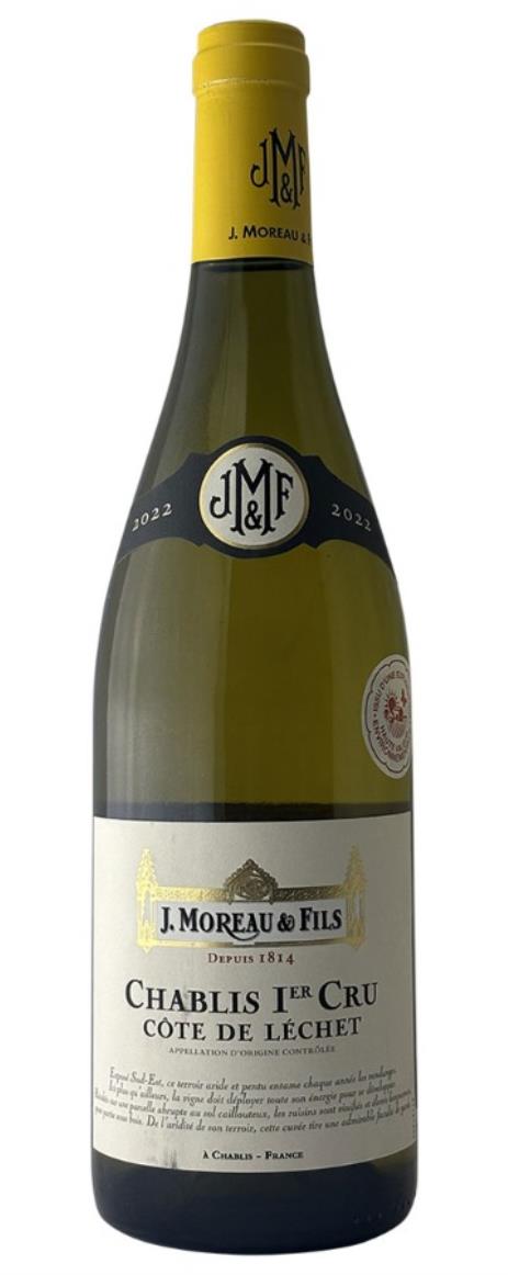 2022 J. Moreau & Fils Chablis 1er Cru Cote de Lechet