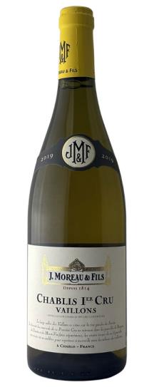 2019 J. Moreau & Fils Chablis Vaillons 1er Cru