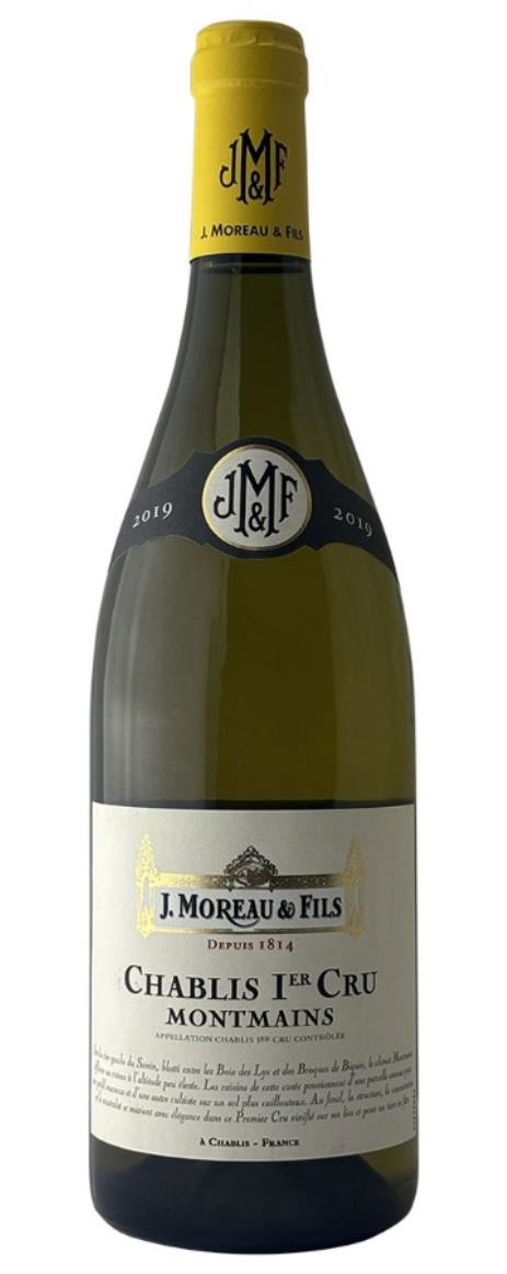 2019 J. Moreau & Fils Chablis 1er Cru Montmain