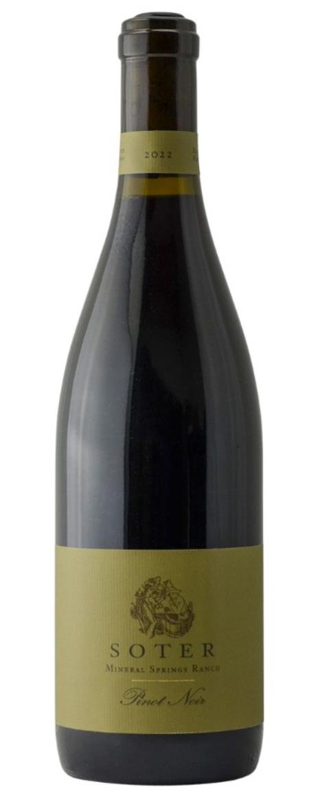 2022 Soter Pinot Noir Mineral Springs Ranch