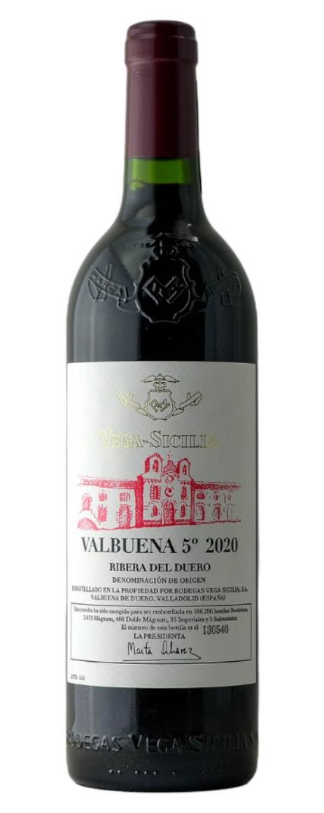 2020 Vega Sicilia Valbuena 5 Year Old Tinto