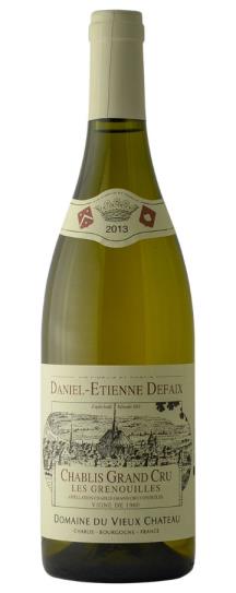 2013 Daniel-Etienne Defaix Grenouilles Grand Cru Chablis