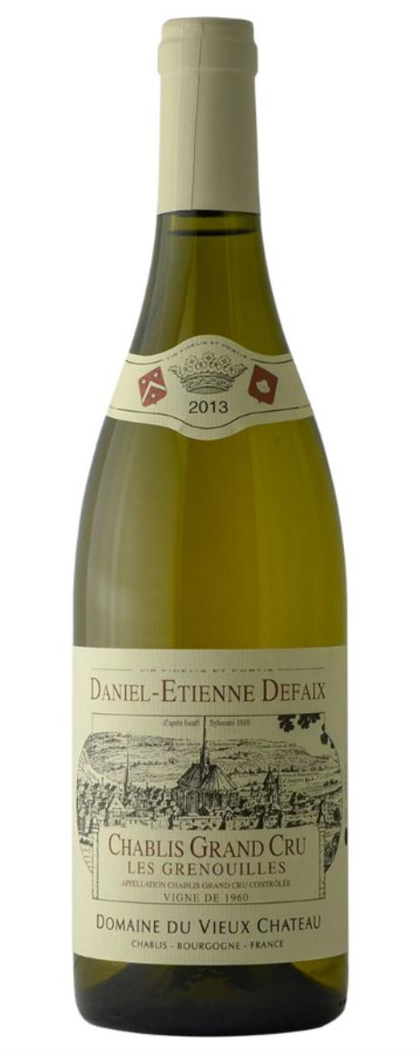 2013 Daniel-Etienne Defaix Grenouilles Grand Cru Chablis