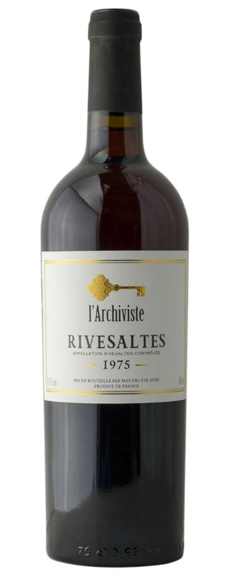 1975 Muse Vintage Wines Rivesaltes L'Archiviste
