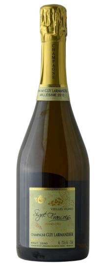 2012 Guy Larmandier Cuvee Signe Francois V.V. Grand Cru BdB Brut Zero