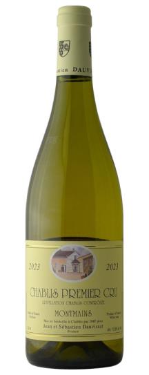 2023 Jean et Sebastien Dauvissat Chablis Montmains 1er Cru