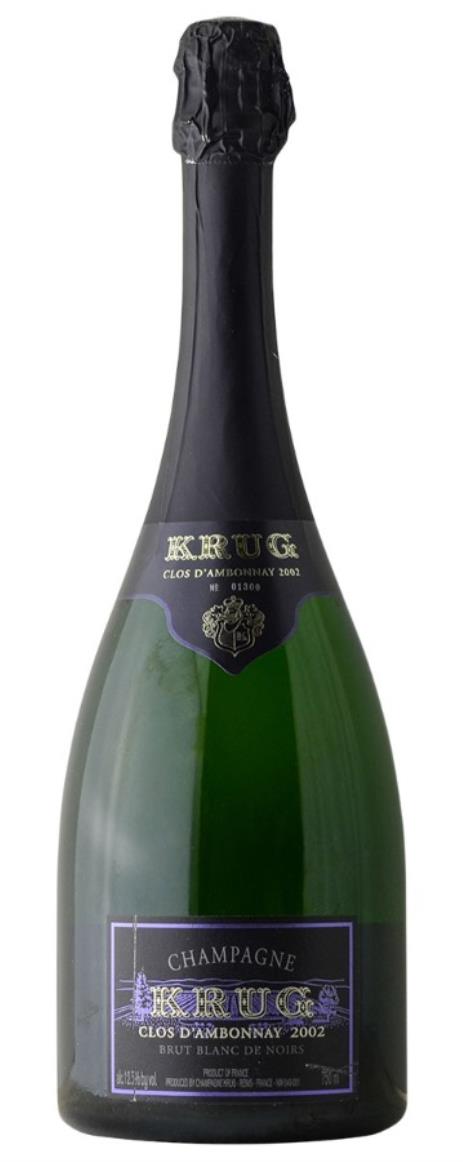 2002 Krug Clos d'Ambonnay Bin Scuffed Label