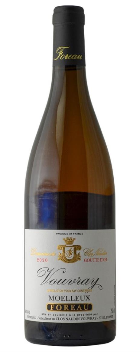 2020 Foreau, Philippe Vouvray Moelleux Clos Naudin Goutte d'Or