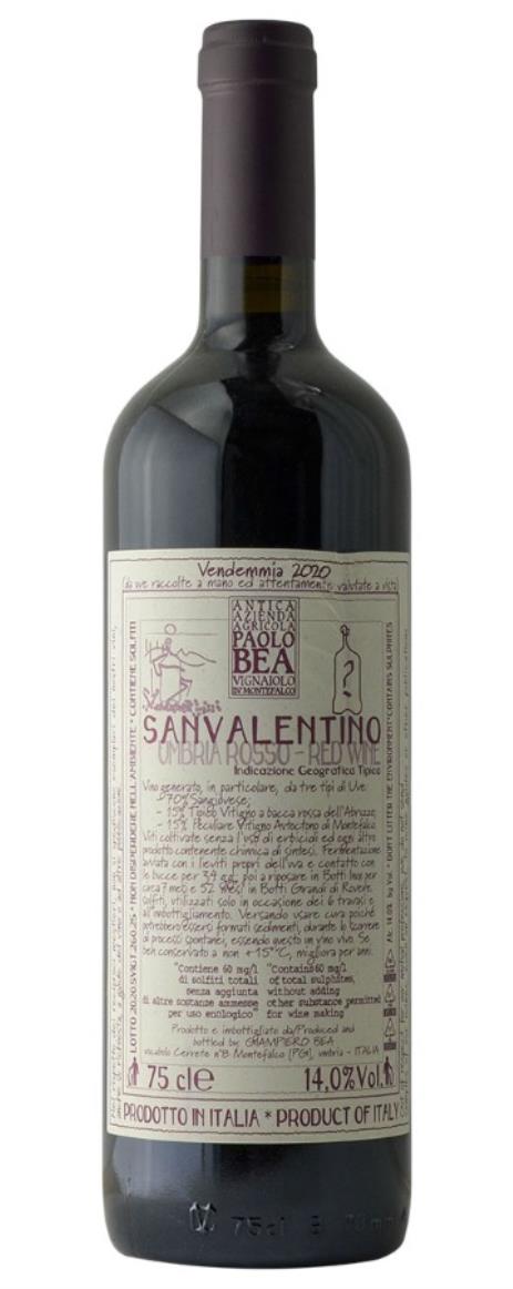 2020 Paolo Bea SAN VALENTINO UMBRIA ROSSO