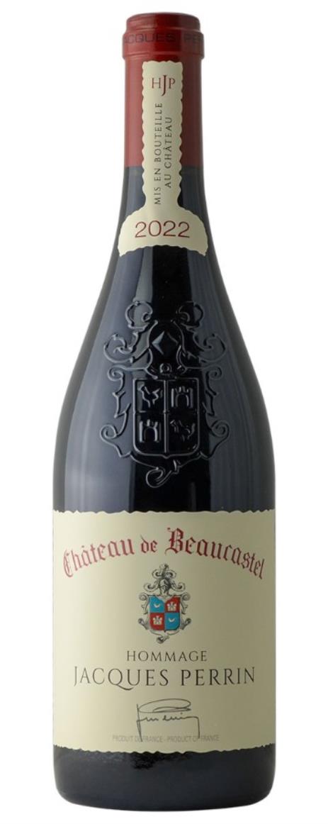 2022 Chateau de Beaucastel Chateauneuf du Pape Hommage A Jacques Perrin