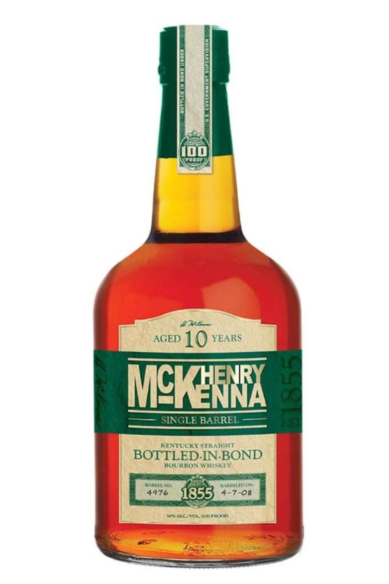 Henry McKenna Single Barrel 10 Year Bottled In Bond Bourbon Whiskey