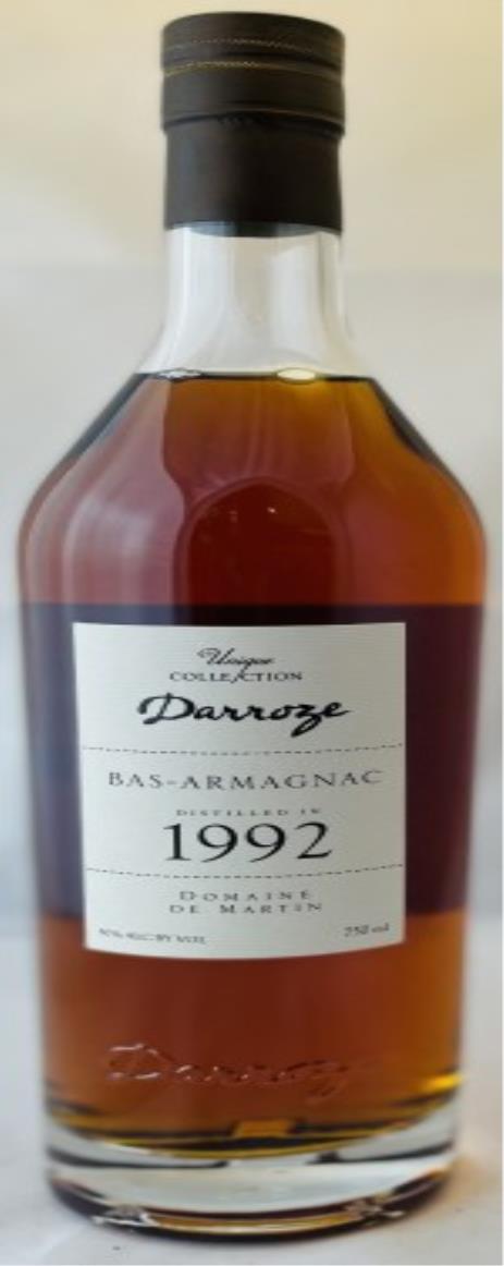Francis Darroze Vintage 1992 Bas-Armagnac Unique Collection Chateau de Martin
