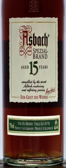 Asbach Uralt 15 Year German Brandy