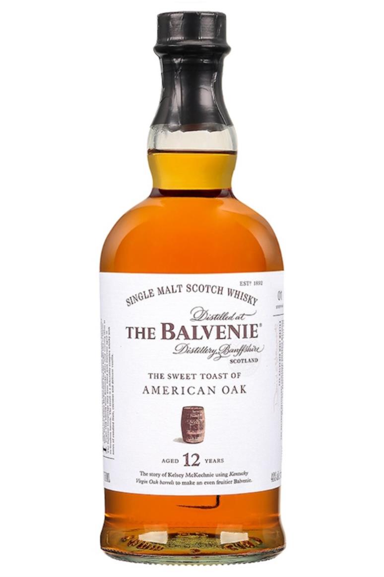 The Balvenie Sweet Toast of American Oak 12 Year Single Malt Scotch Whisky