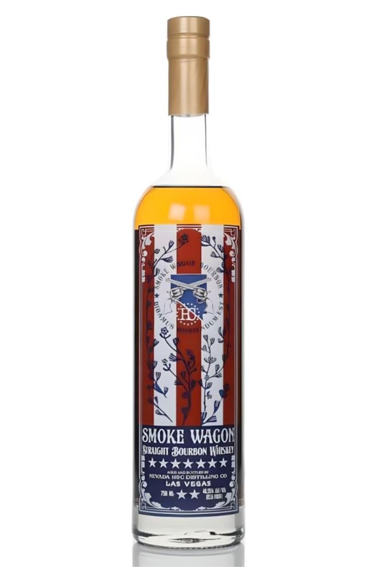 Smoke Wagon Red White & Blue Edition Straight Bourbon