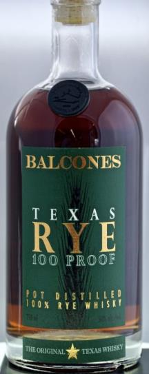 Balcones 100 Proof Rye Whisky