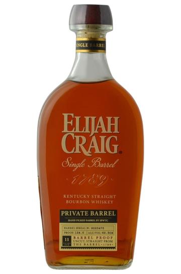 Elijah Craig Barrel Proof SFWTC Private Barrel 11 Year Kentucky Straight Bourbon Whiskey