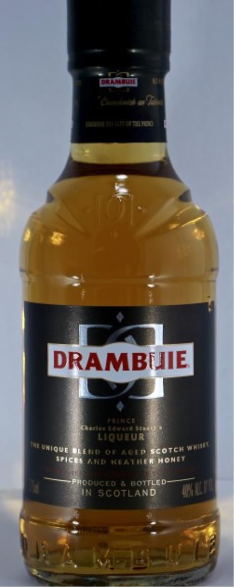 Drambuie Scotch whiskey, heather honey, herbs and spices