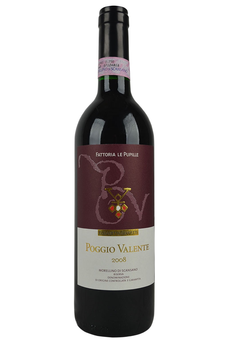 2008 Le Pupille Poggio Valente Morellino di Scansano | JJ ...